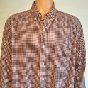 Chaps Red Checkered Men's XL Casual Shirt